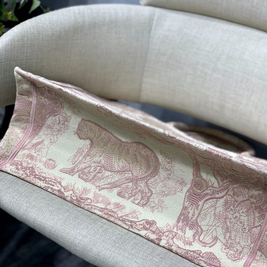 DIOR BOOK TOTE WITH DIOR OBLIQUE EMBROIDERY
