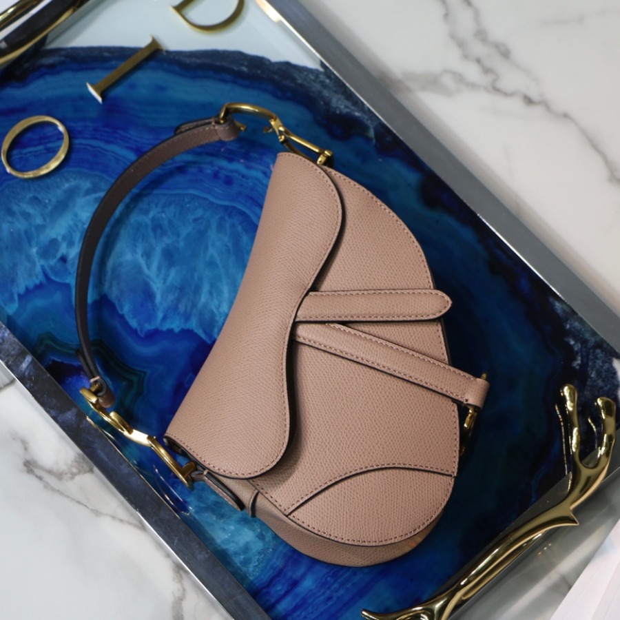 MINI SADDLE BAG, Grained Calfskin, DIOR SADDLE CALFSKIN BAG