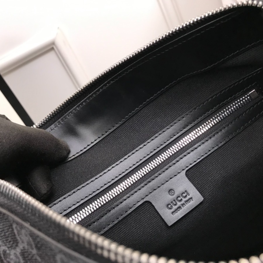 474137 GG Black messenger, GUCCI Messengers Bags for Men
