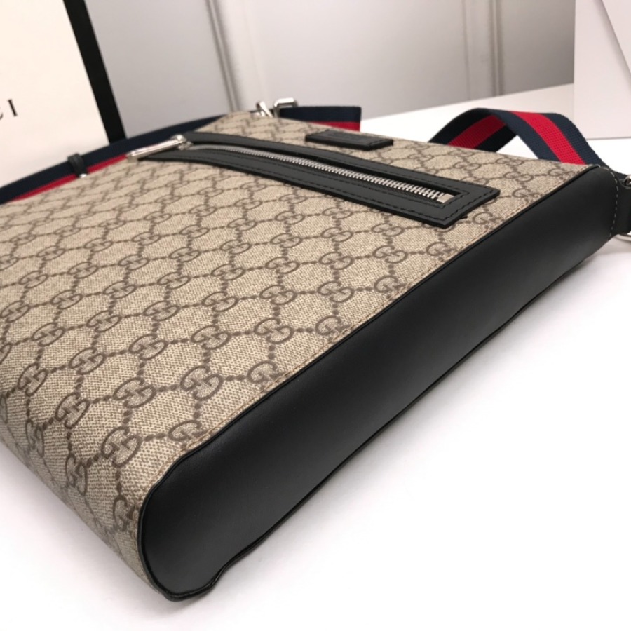 474137 GG Black messenger, GUCCI Messengers Bags for Men