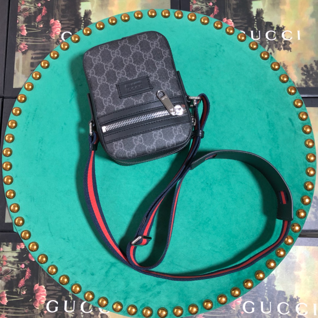 598103 GG Black messenger, GUCCI Messengers Bags for Men