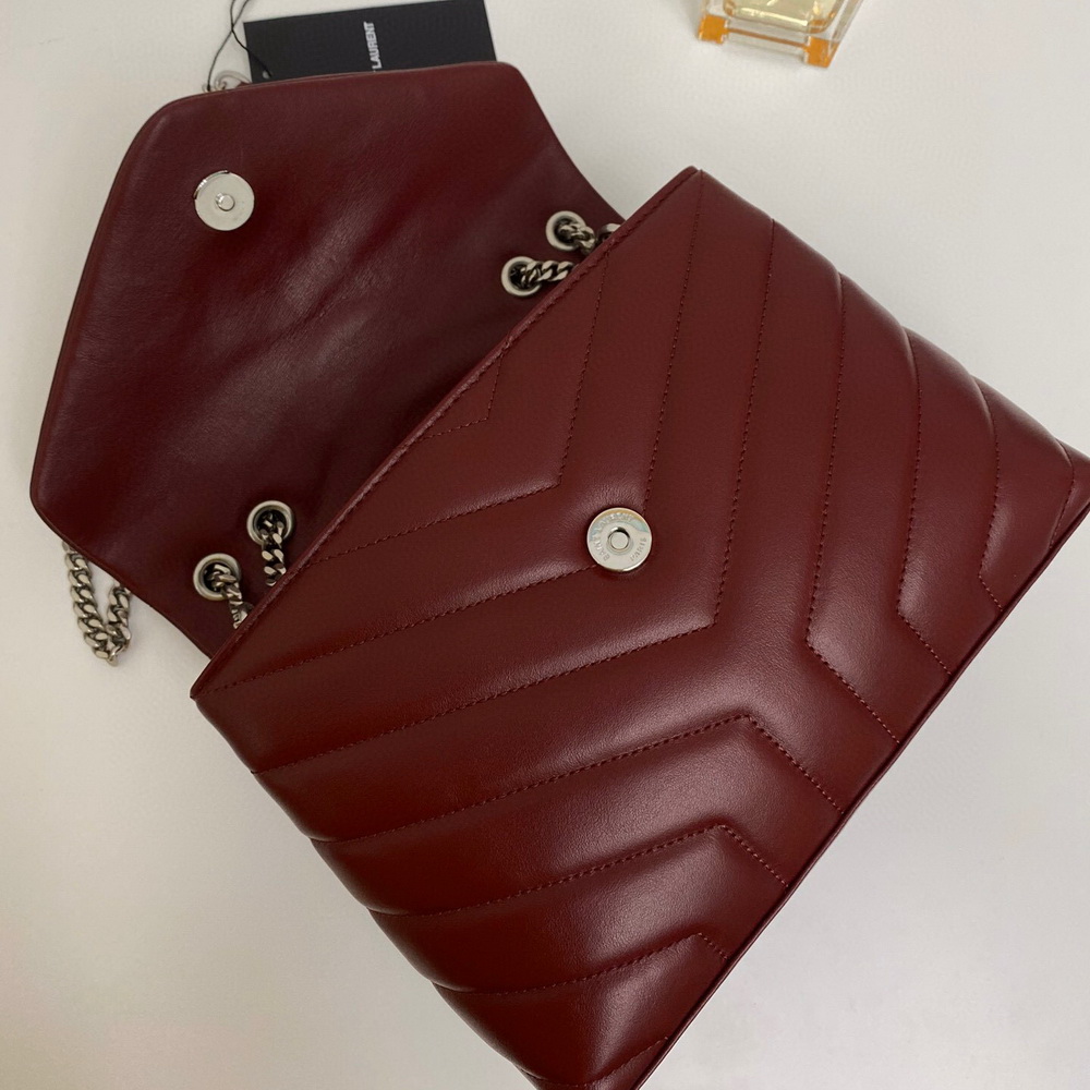 494699 LOULOU SMALL IN MATELASSÉ “Y” LEATHER, YSL SAINT LAURENT