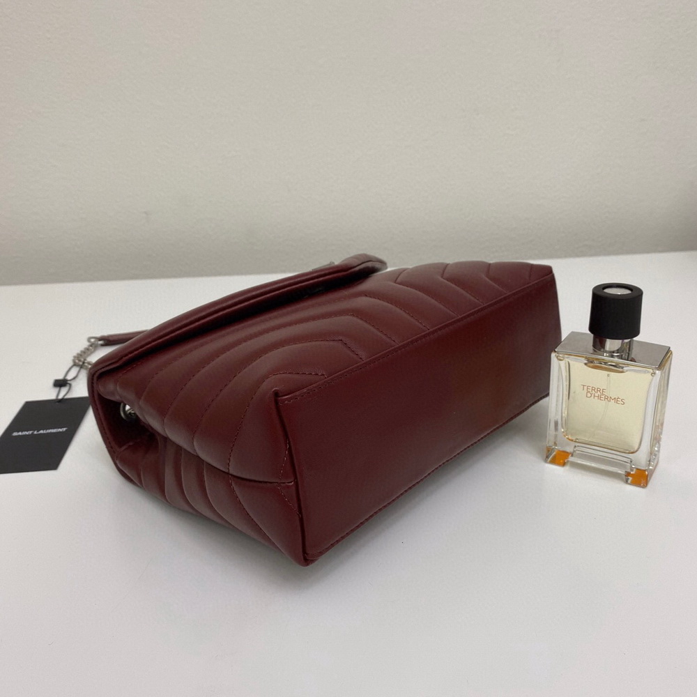 494699 LOULOU SMALL IN MATELASSÉ “Y” LEATHER, YSL SAINT LAURENT