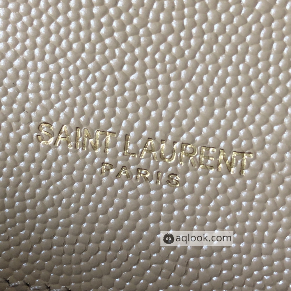 YSL Saint Laurent, LARGE MONOGRAM FLAP WALLET GRAIN DE POUDRE TEXTURED MATELASSÉ LEATHER