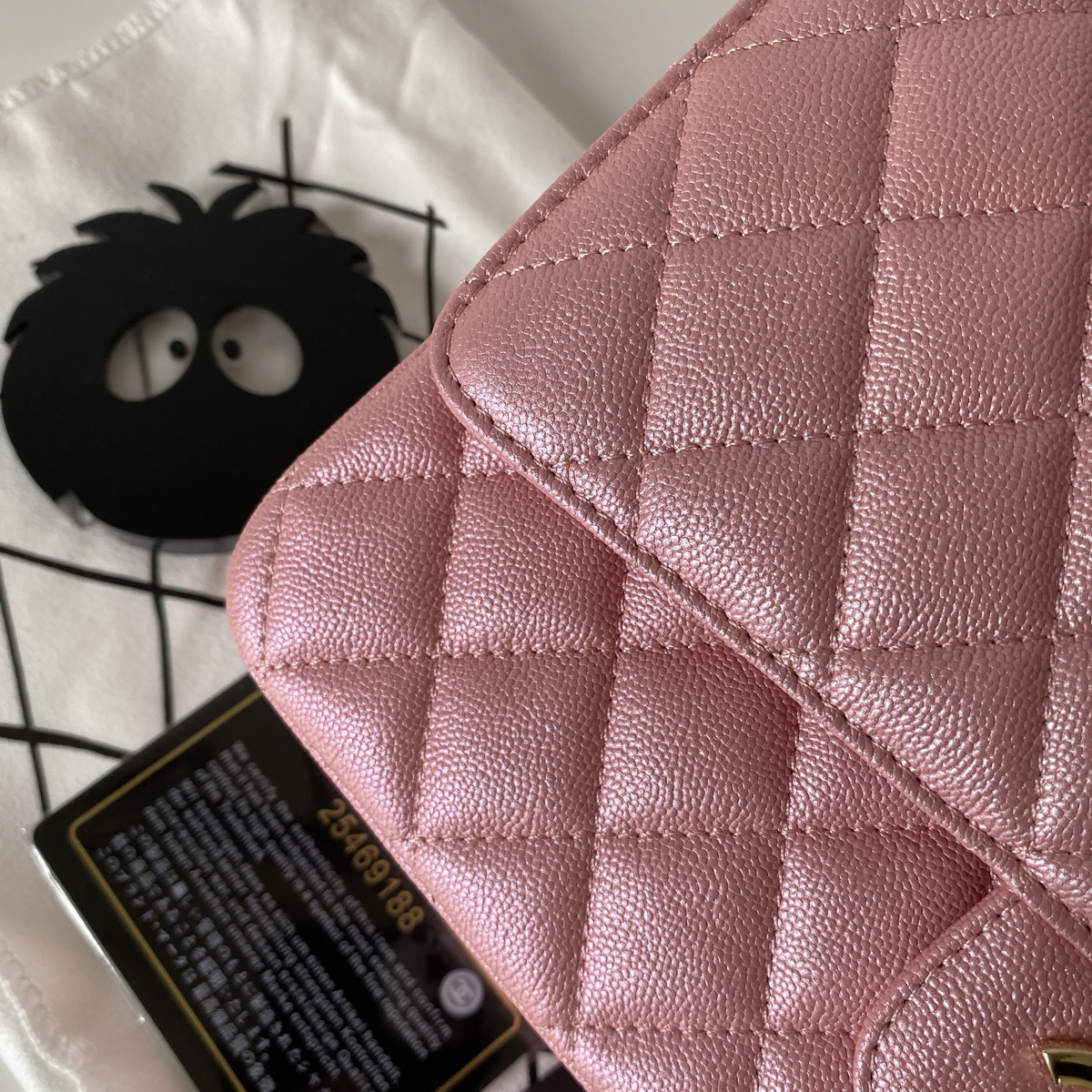 A1112, Chanel Classic Handbag & Cross Body Bag, Iridescent Grained Calfskin