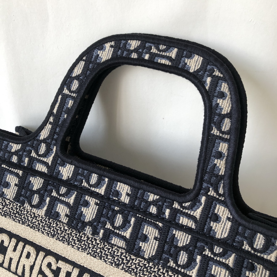 DIOR OBLIQUE EMBROIDERED MINI DIOR BOOK TOTE