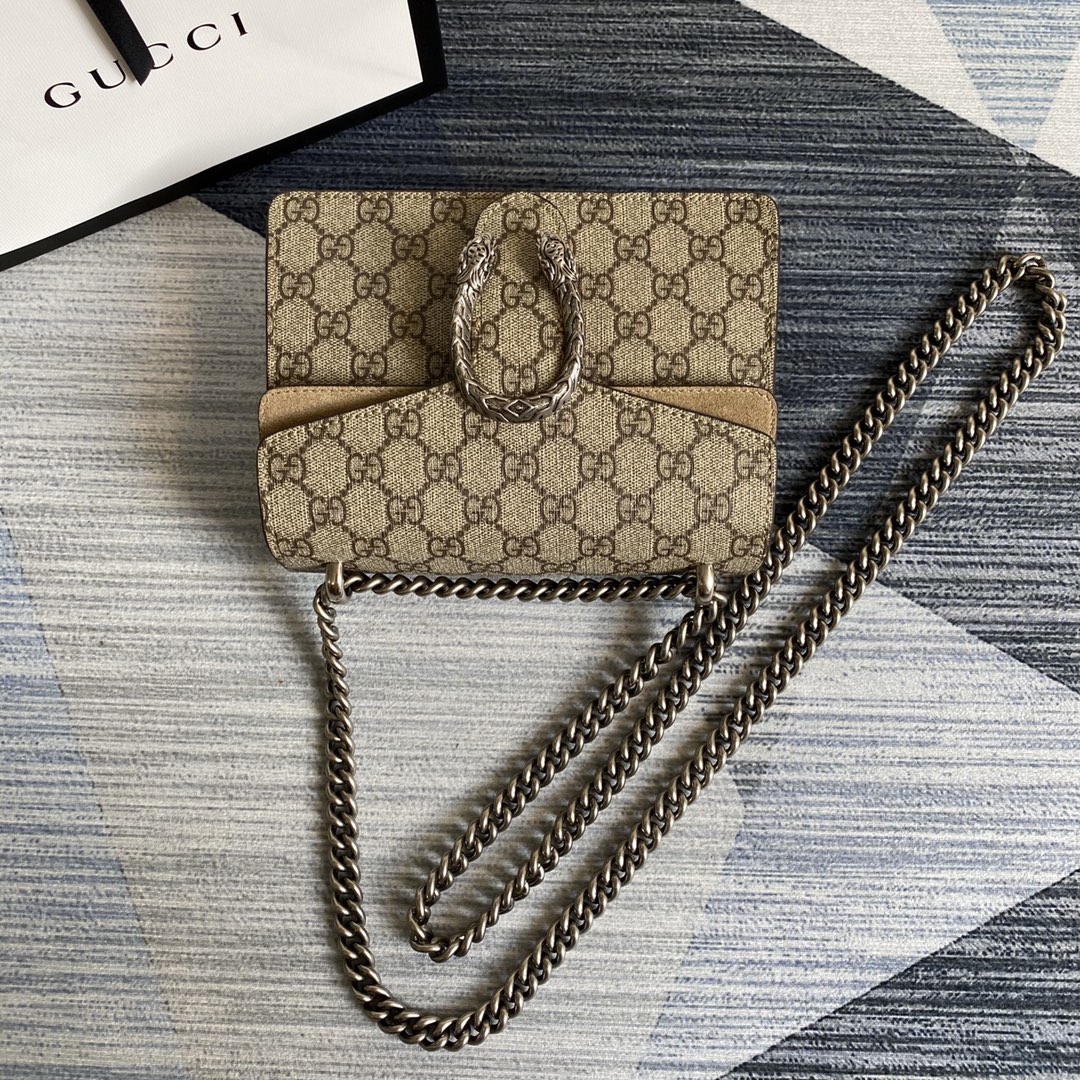421970 Dionysus GG Supreme mini bag, GUCCI HANDBAG