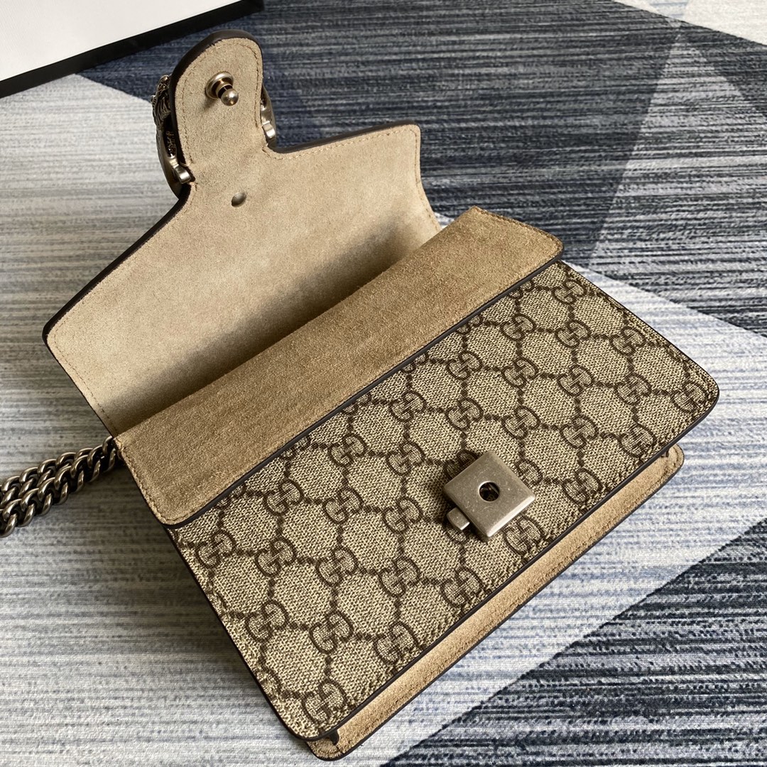 421970 Dionysus GG Supreme mini bag, GUCCI HANDBAG