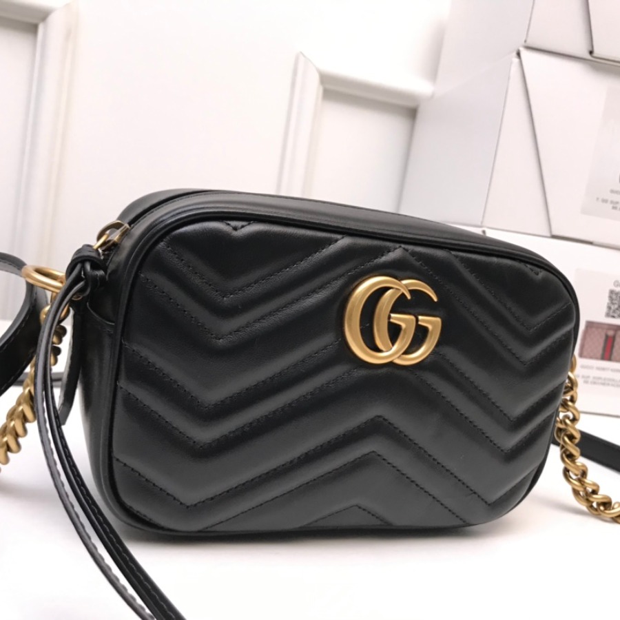 448065 GG Marmont matelassé mini bag