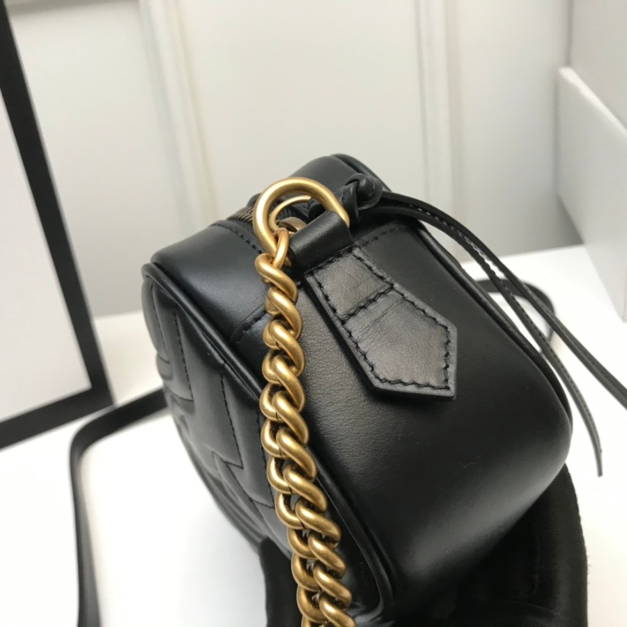 448065 GG Marmont matelassé mini bag