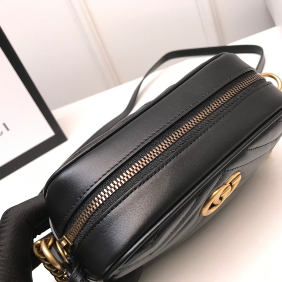 448065 GG Marmont matelassé mini bag