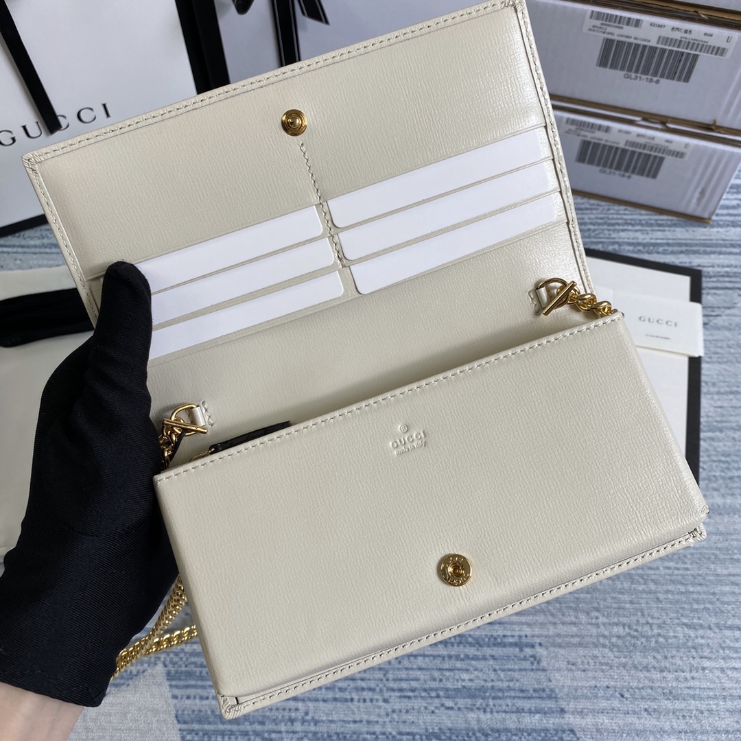 621892 Gucci Horsebit 1955 wallet with chain
