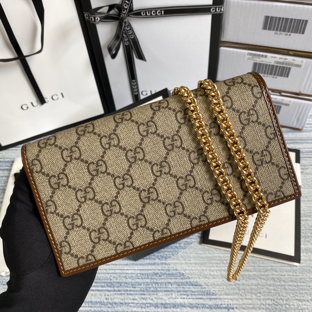 621892 Gucci Horsebit 1955 wallet with chain