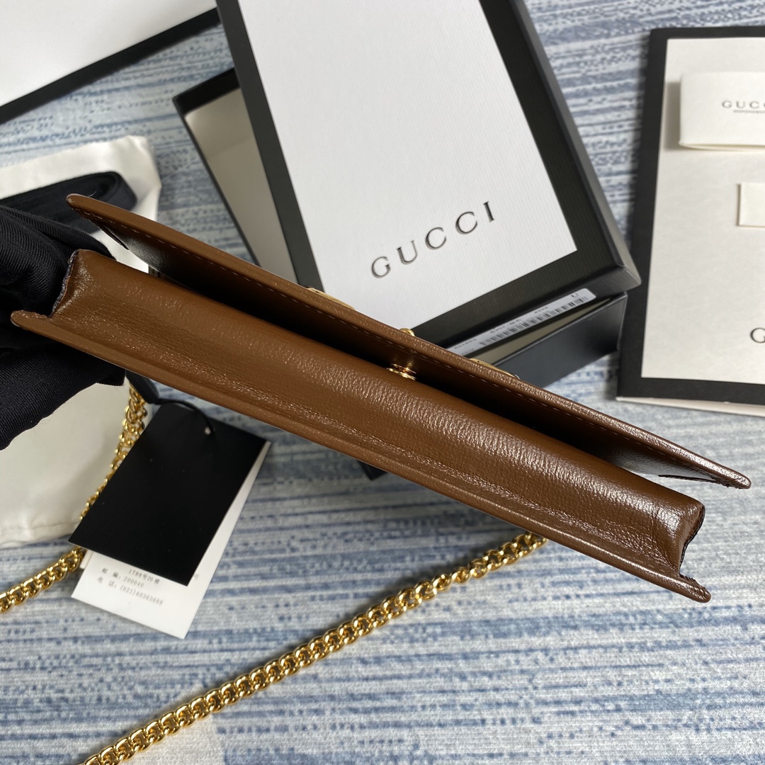 621892 Gucci Horsebit 1955 wallet with chain