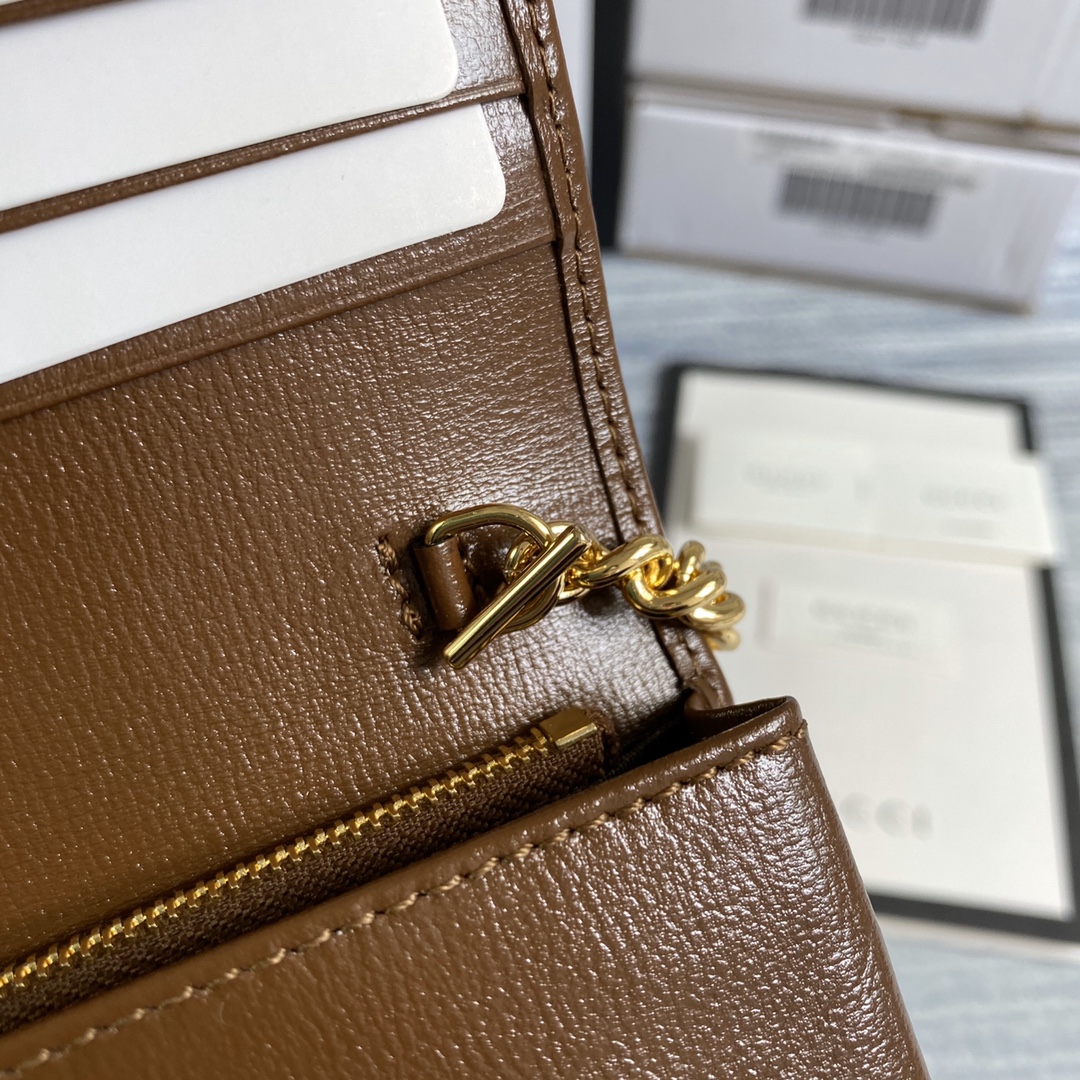 621892 Gucci Horsebit 1955 wallet with chain