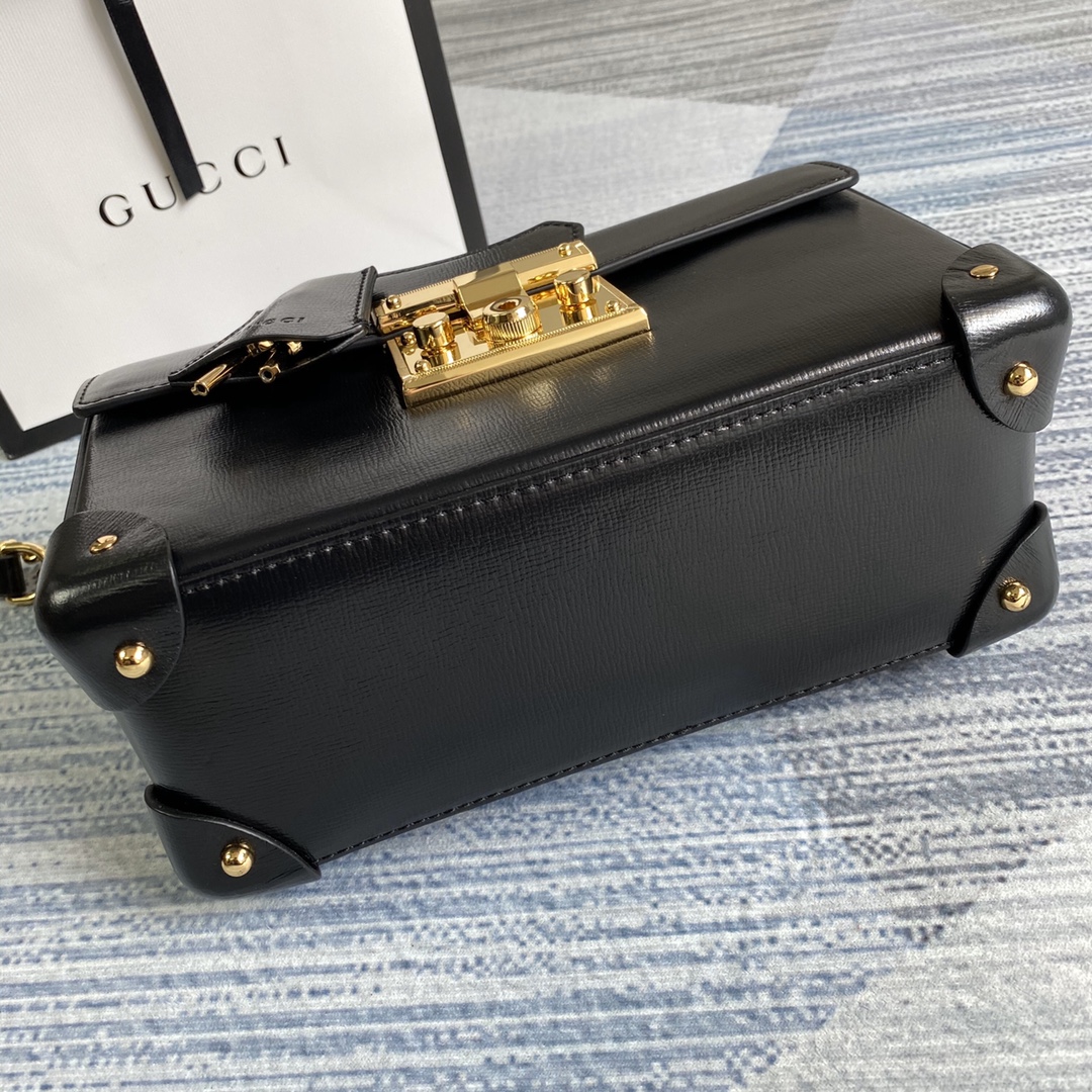 603221 Padlock GG small bamboo shoulder bag, GUCCI Top Handle Bags for Women