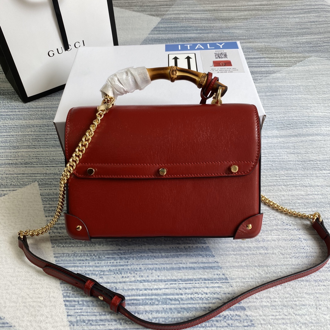 603221 Padlock GG small bamboo shoulder bag, GUCCI Top Handle Bags for Women