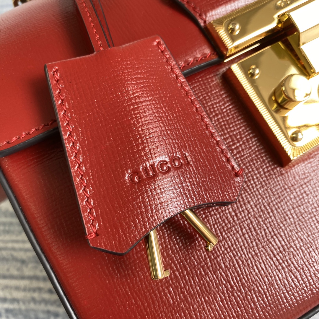 603221 Padlock GG small bamboo shoulder bag, GUCCI Top Handle Bags for Women