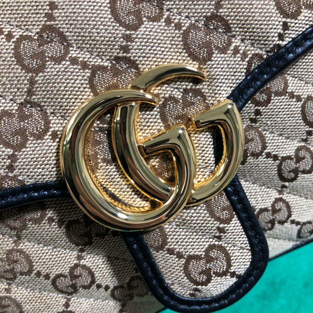 583571 GG Marmont mini top handle bag, GUCCI Women's Top Handles & Boston Bags