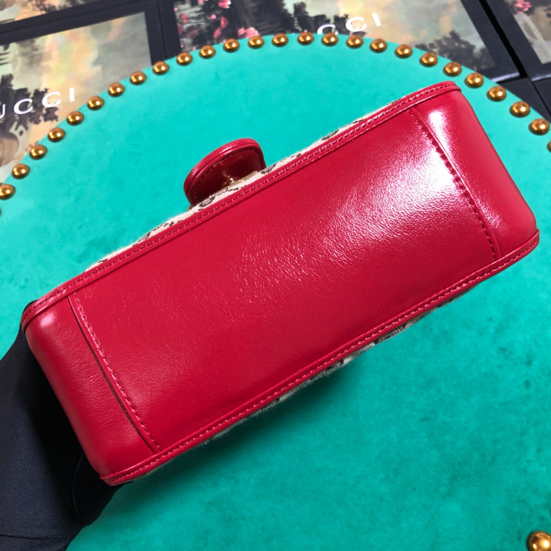 583571 GG Marmont mini top handle bag, GUCCI Women's Top Handles & Boston Bags