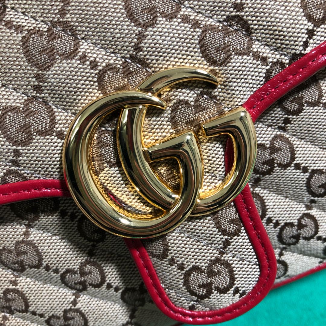 583571 GG Marmont mini top handle bag, GUCCI Women's Top Handles & Boston Bags
