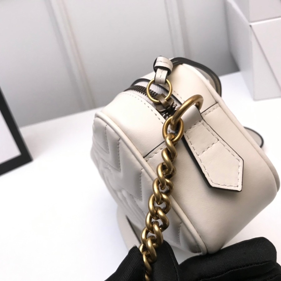 448065 GG Marmont matelassé mini bag