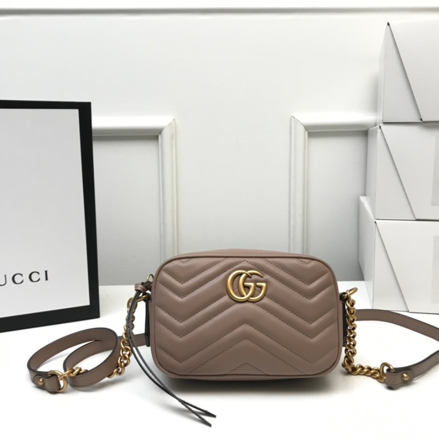448065 GG Marmont matelassé mini bag