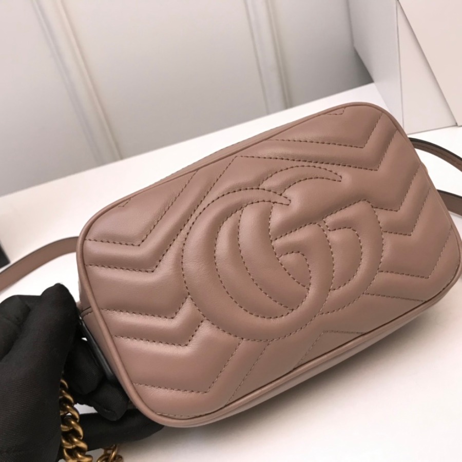 448065 GG Marmont matelassé mini bag