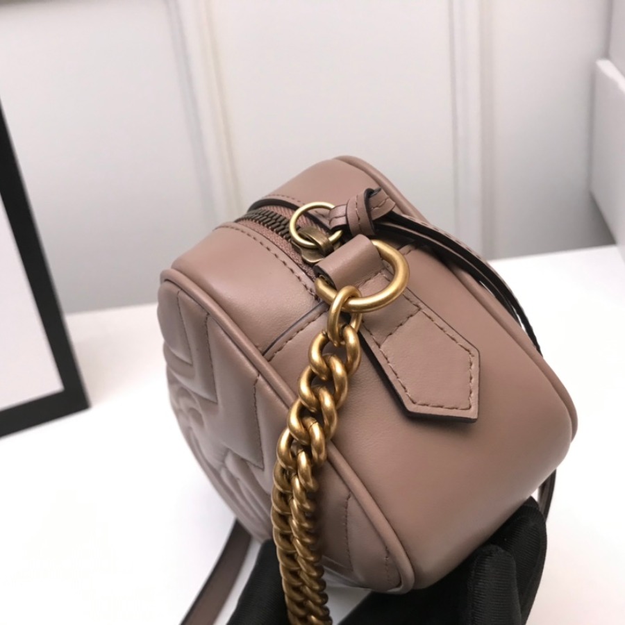 448065 GG Marmont matelassé mini bag
