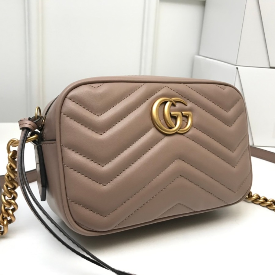 448065 GG Marmont matelassé mini bag