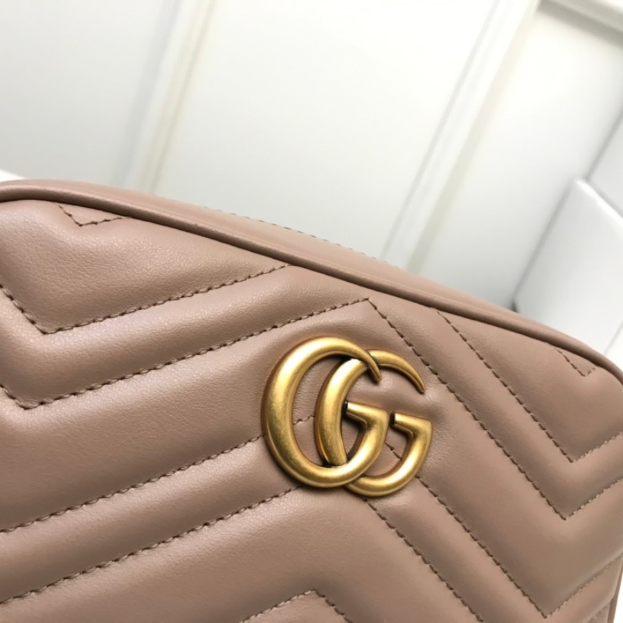 448065 GG Marmont matelassé mini bag