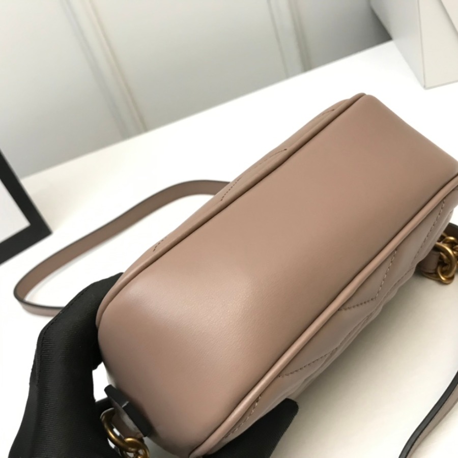448065 GG Marmont matelassé mini bag