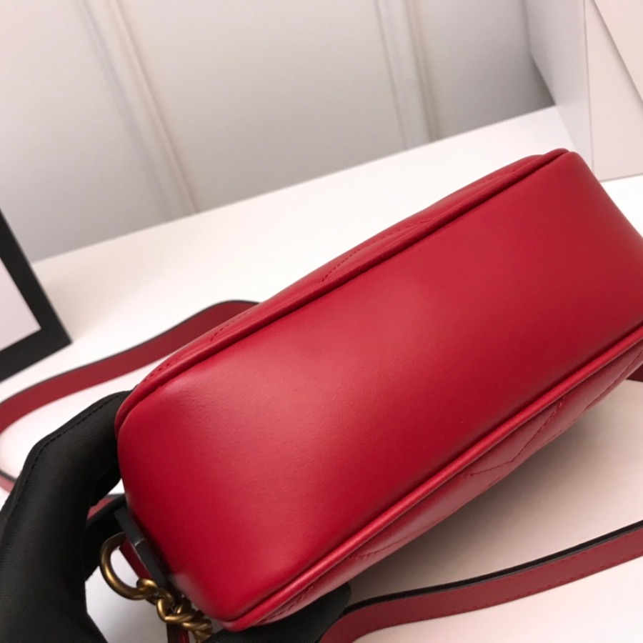 448065 GG Marmont matelassé mini bag
