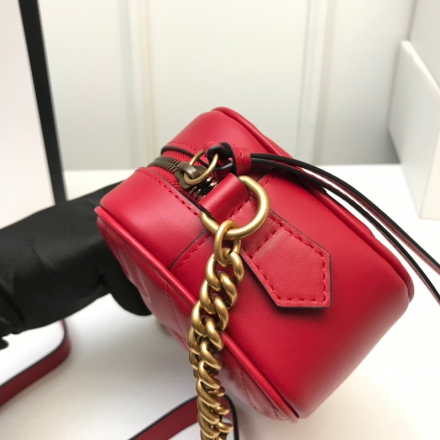 448065 GG Marmont matelassé mini bag