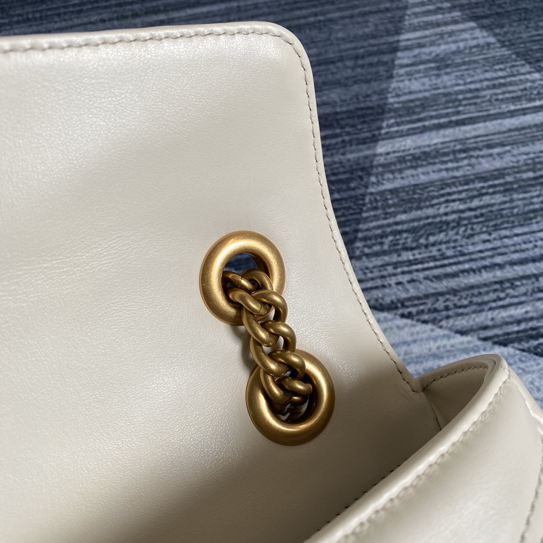 443497 GG Marmont small matelassé shoulder bag, GUCCI SHOULDER BAGS FOR WOMEN