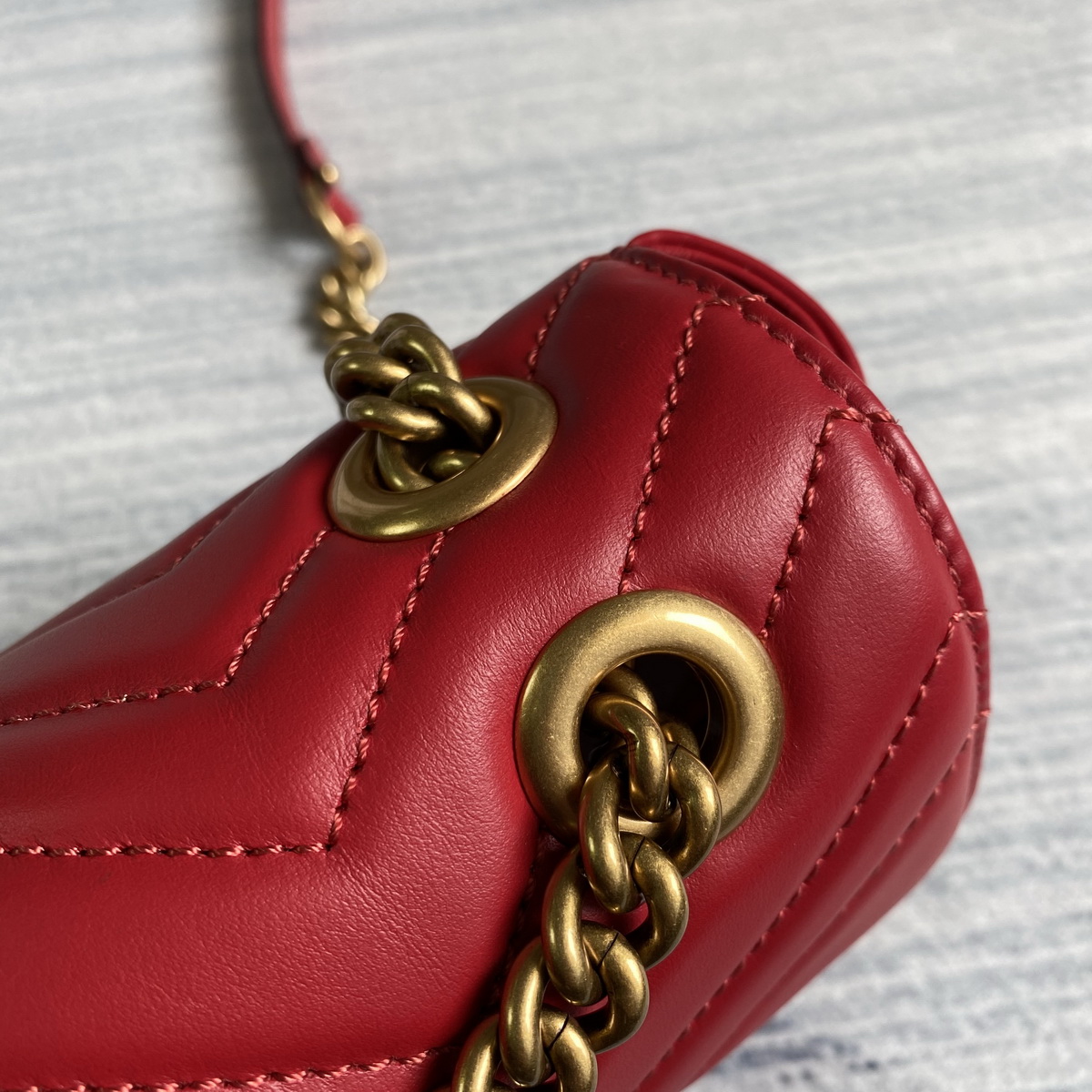 443497 GG Marmont small matelassé shoulder bag, GUCCI SHOULDER BAGS FOR WOMEN