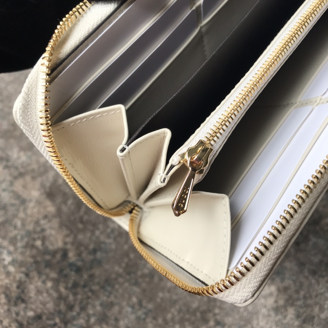 621889 Gucci Horsebit 1955 zip around wallet