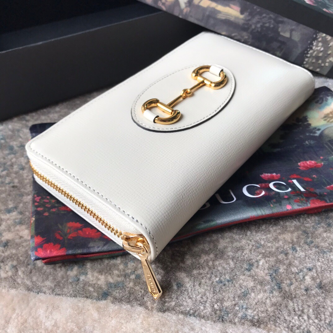 621889 Gucci Horsebit 1955 zip around wallet