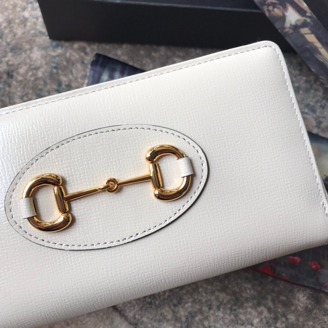 621889 Gucci Horsebit 1955 zip around wallet