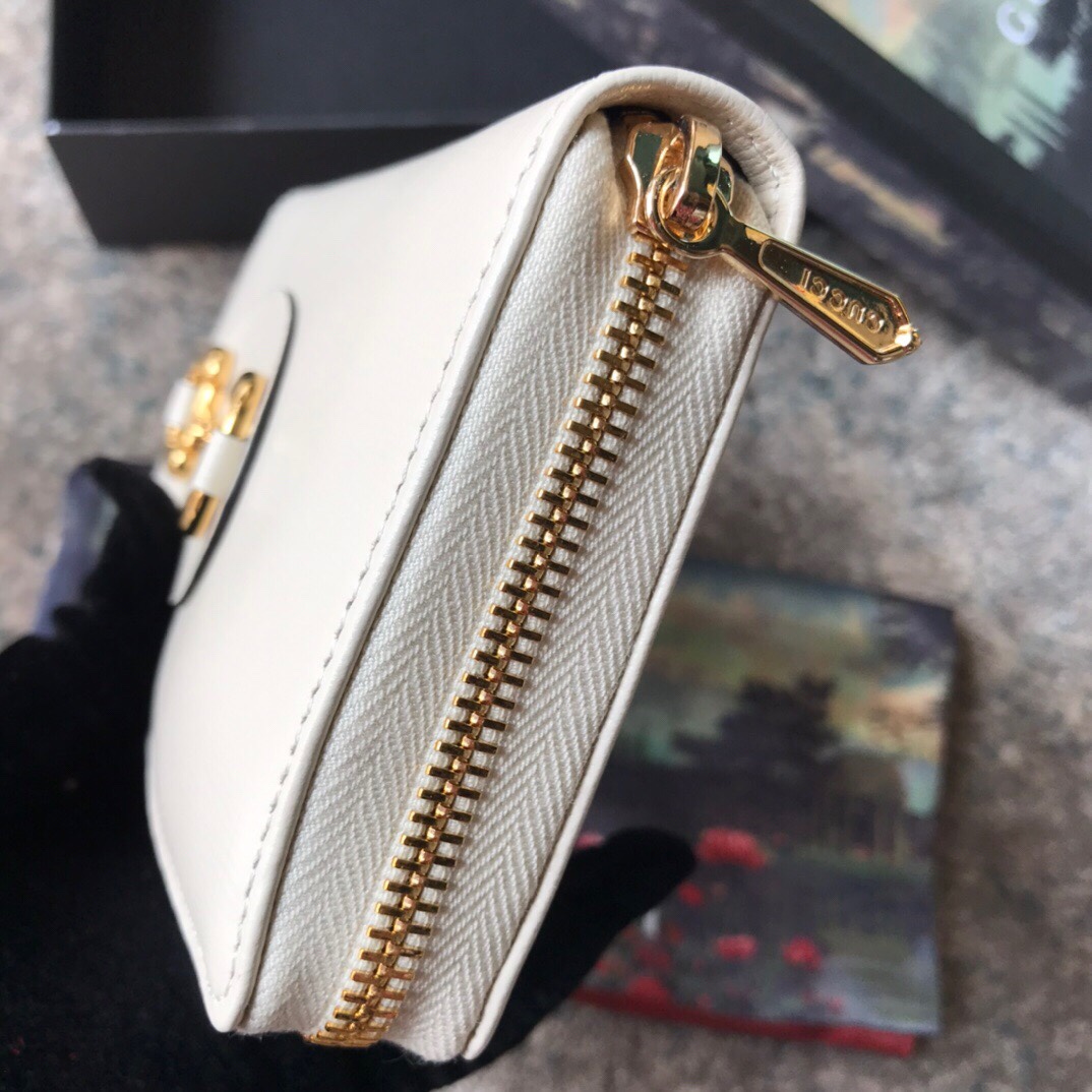 621889 Gucci Horsebit 1955 zip around wallet