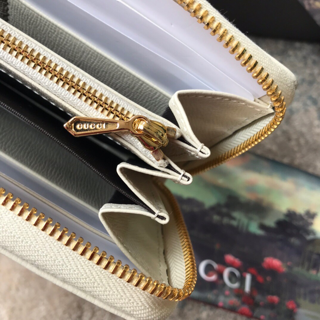 621889 Gucci Horsebit 1955 zip around wallet