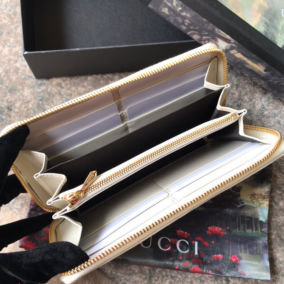 621889 Gucci Horsebit 1955 zip around wallet