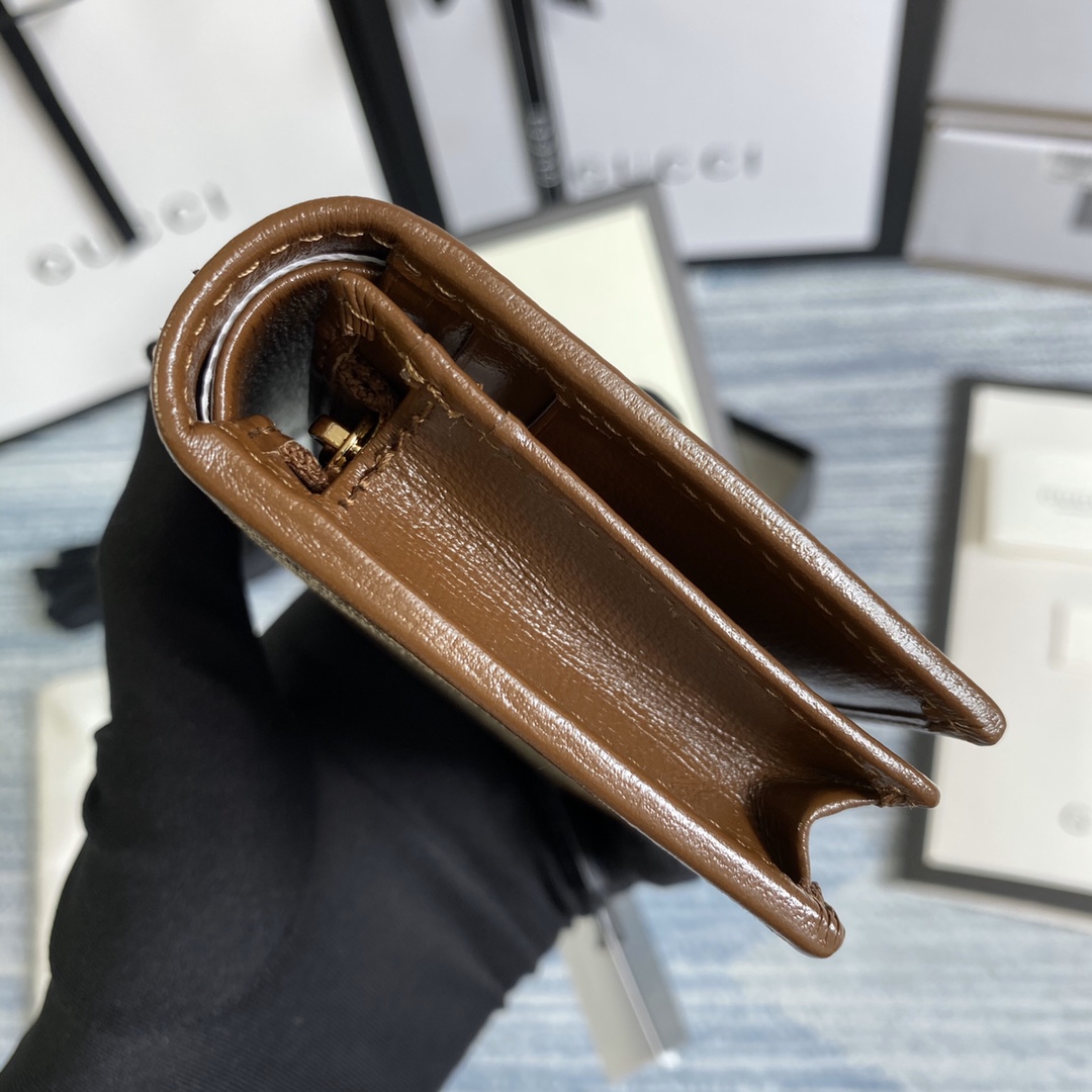 621887 Gucci Horsebit 1955 card case wallet