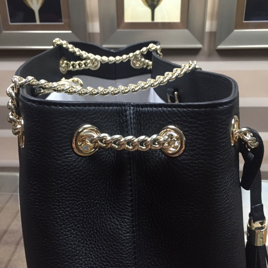 GUCCI 308982 Soho Leather Tote Bag