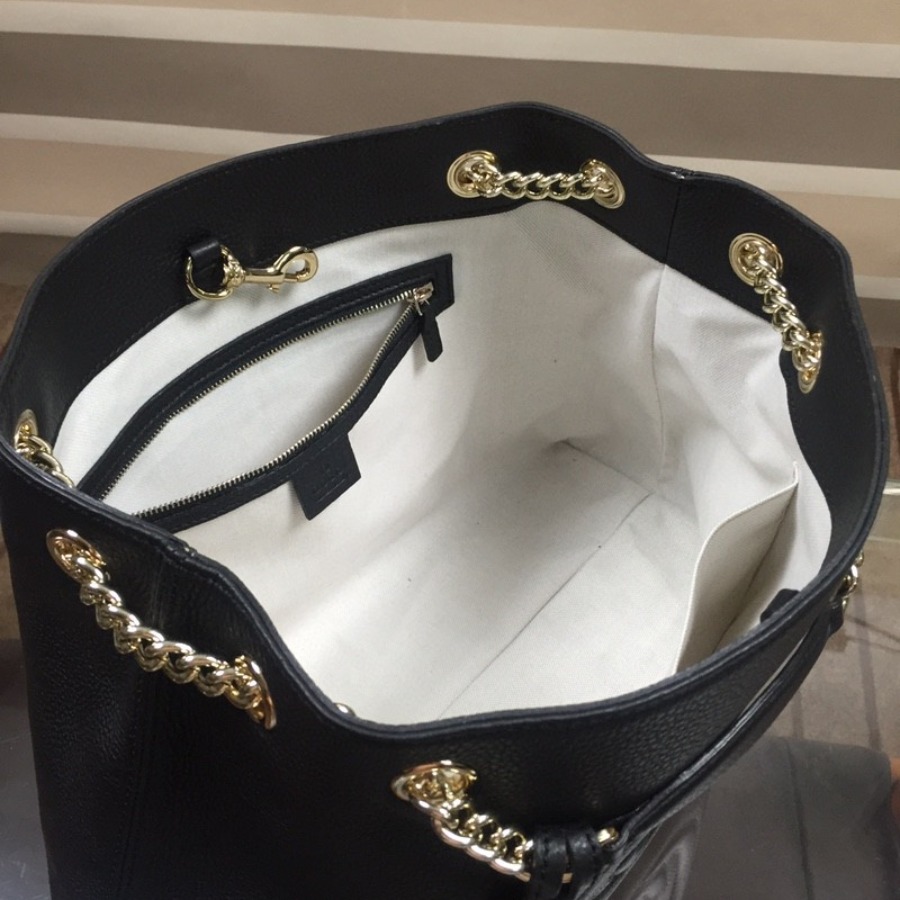 GUCCI 308982 Soho Leather Tote Bag