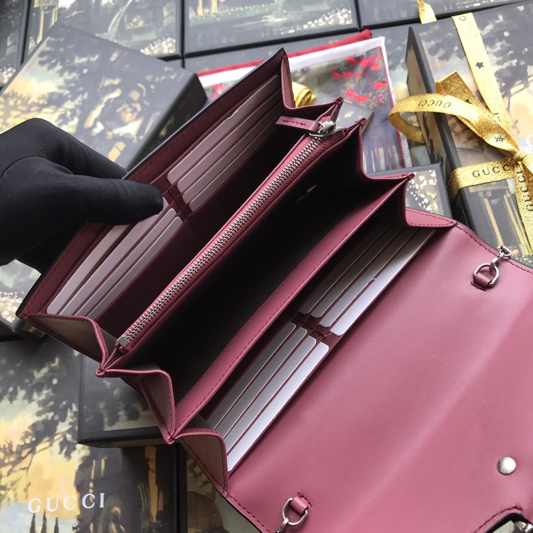 401231 Dionysus GG Supreme chain wallet, GUCCI Chain Wallets for Women
