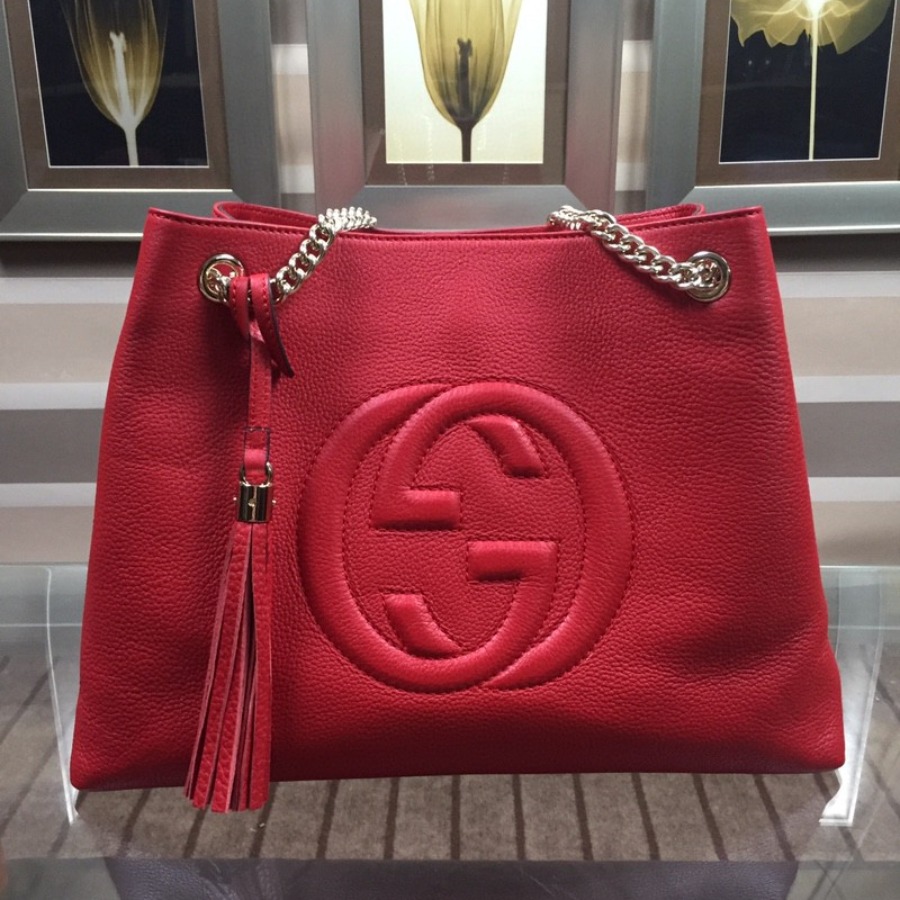 Gucci Soho leather shoulder bag, 308982