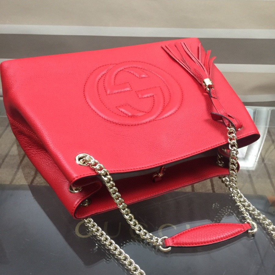 Gucci Soho leather shoulder bag, 308982