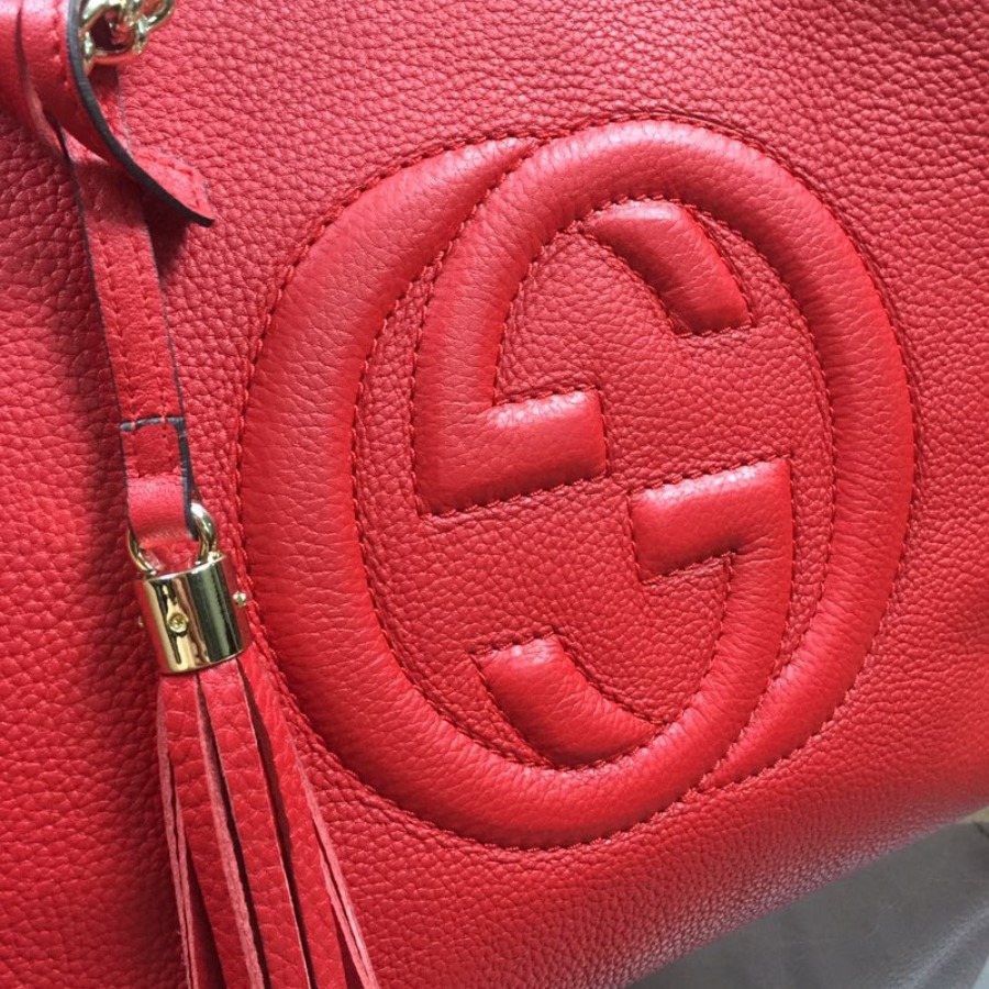 Gucci Soho leather shoulder bag, 308982