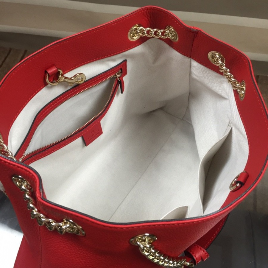 Gucci Soho leather shoulder bag, 308982